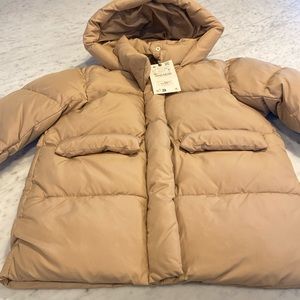 NWT kids Zara down puffer coat